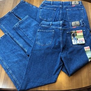 3 Regular Fit Wrangler Blue Jeans